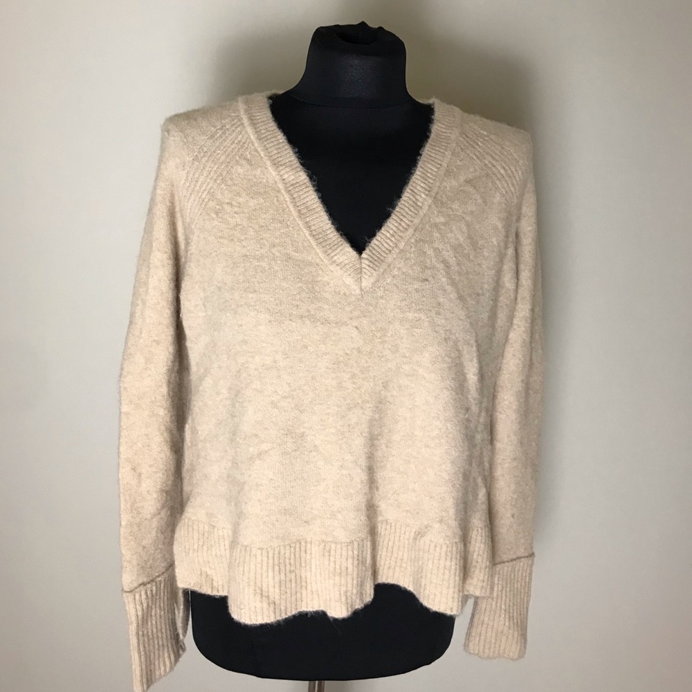 J. Crew Tan Wool Blend Sweater